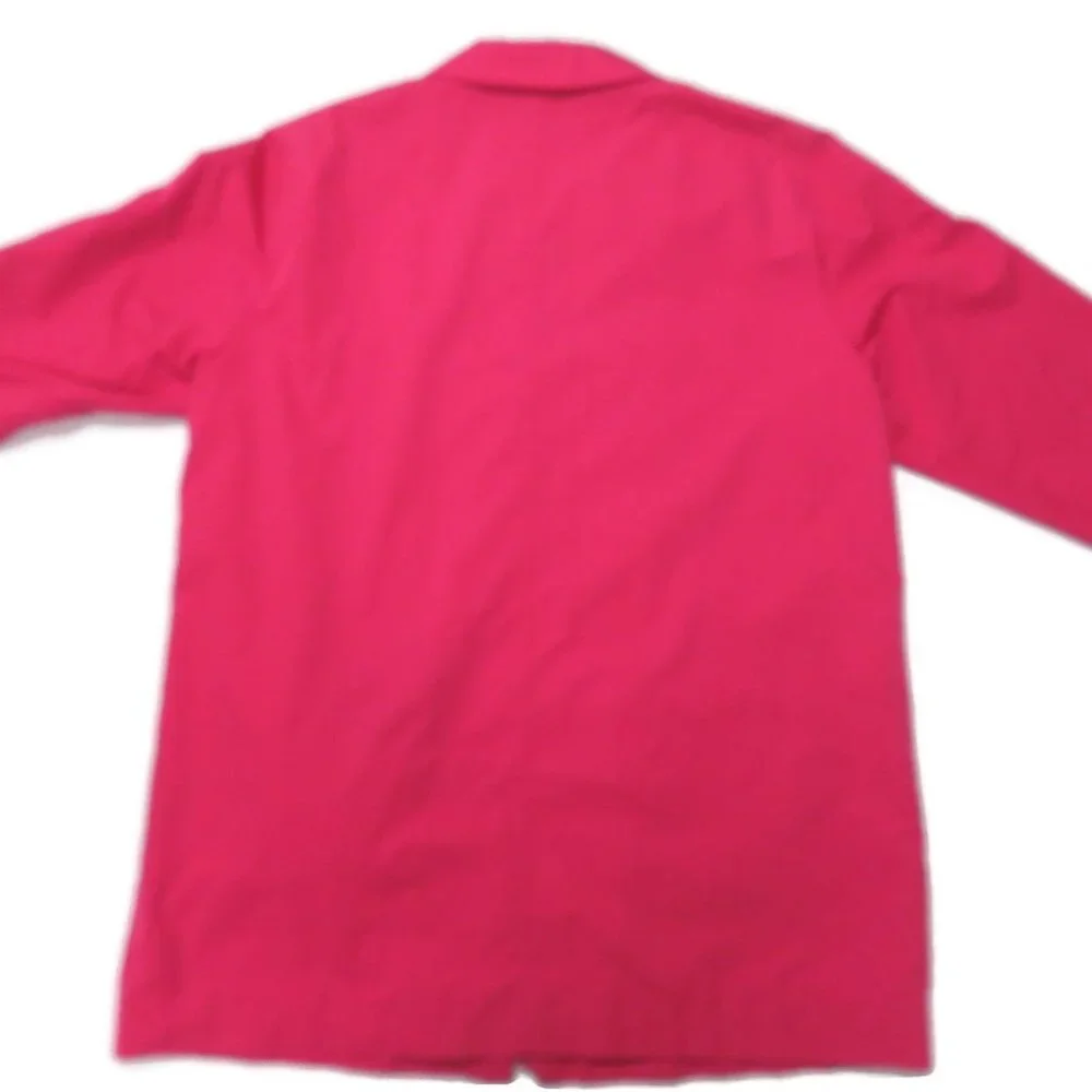 LL Bean 3 in 1 Jacket Womens XL Pink + Bucket Hat Long Trench Nylon Wool Rain‎